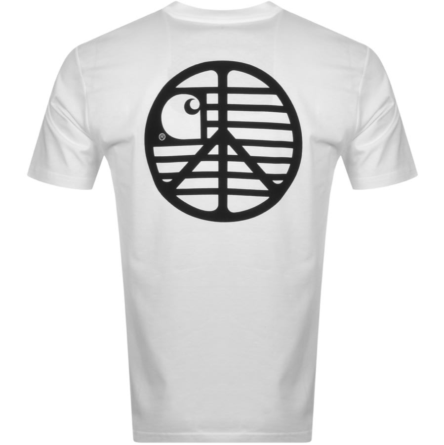 Alternative Image for ProductCarhartt Short Sleeved Peace State T Shirt White2